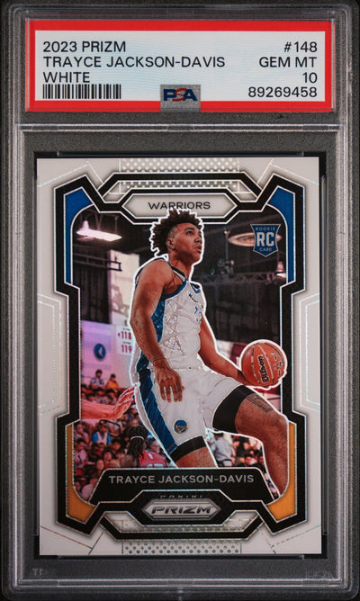 2023 Panini Prizm White Prizm Trayce Jackson-Davis #148 /175 PSA 10