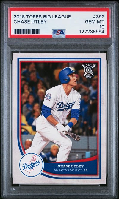 2018 Topps Big League Chase Utley #392 PSA 10