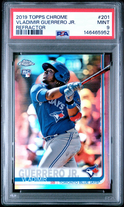 2019 Topps Chrome Refractor Vladimir Guerrero Jr. #201 PSA 9