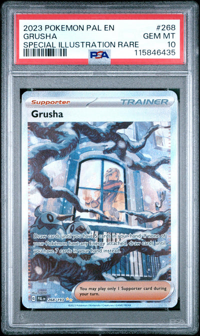 2023 Pokemon Scarlet and Violet Paldea Evolved Special Illustration Rare Grusha #268 PSA 10
