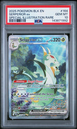 2025 Pokemon Scarlet and Violet Black Bolt Special Illustration Rare Serperior Ex #164 PSA 10