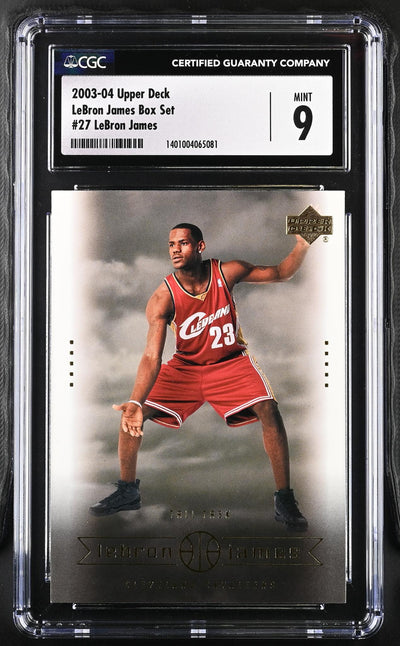 2003 LeBron James Box Set #27 LeBron James CGC 9