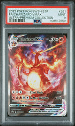 2022 Pokemon Sword and Shield Black Star Ultra Premium Collection Promo Charizard Vmax #SWSH261 PSA 9