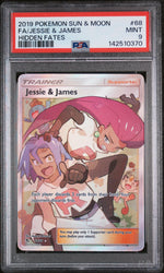 2019 Pokemon Sun and Moon Hidden Fates James/Jessie #68 PSA 9