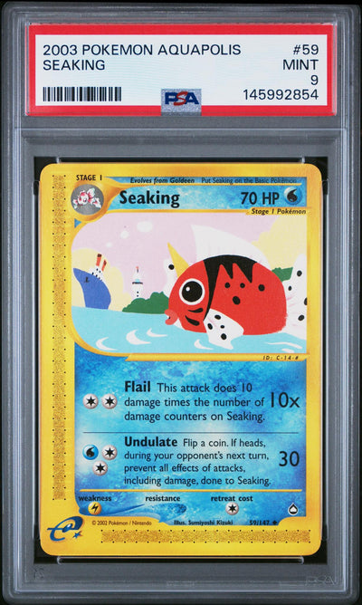 2003 Pokemon Aquapolis Seaking #59 PSA 9
