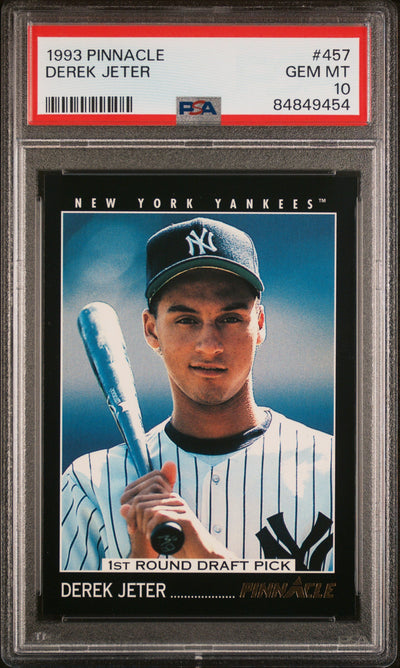 1993 Pinnacle Derek Jeter #457 PSA 10