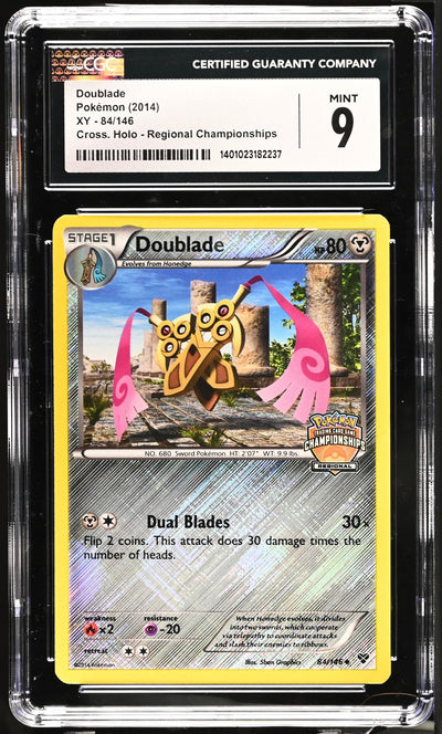 2014 Pokemon TCG #84/146 Doublade Cross Holo - Regional Championships CGC 9