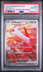 2024 Pokemon Scarlet and Violet Surging Sparks Special Illustration Rare Latias Ex #239 PSA 10