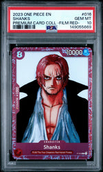 2023 One Piece Premium Card Collection -One Piece Film Red- Shanks #16 PSA 10