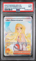 2025 Pokemon Mega Evolution Special Illustration Rare Lillie's Determination #184 PSA 9