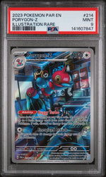 2023 Pokemon Paradox Rift Illustration Rare Porygon Z #214 /141607847 PSA 9