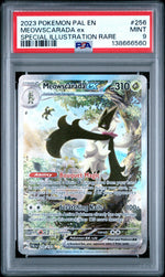 2023 Pokemon Scarlet and Violet Paldea Evolved Special Illustration Rare Meowscarada Ex #256 PSA 9