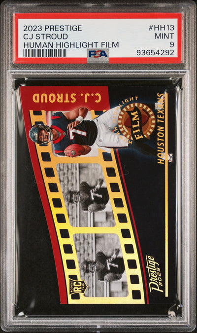 2023 Panini Prestige Human Highlight Film CJ Stroud #HH13 PSA 9