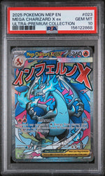 2025 Pokemon Black Star Promo Ultra Premium Collection Mega Charizard X Ex #023 PSA 10