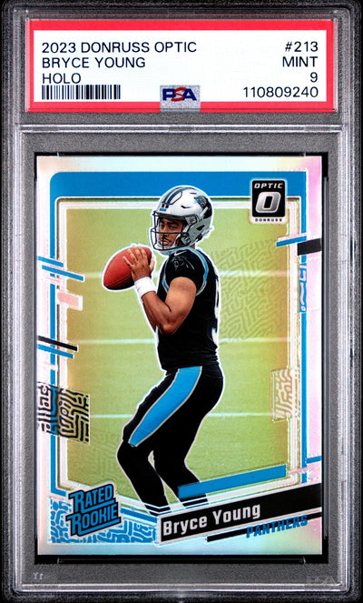 2023 Donruss Optic Rated Rookie Holo Bryce Young #213 PSA 9