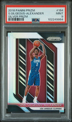 2018 Panini Prizm Silver Prizm Shai Gilgeous-Alexander #184 PSA 9