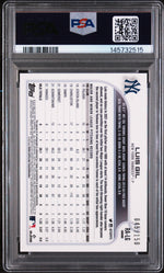 2022 Topps Chrome Rookie Autograph Blue Refractor Luis Gil #RALG /150 PSA 8