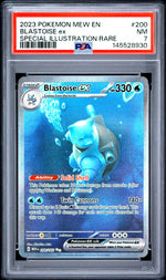 2023 Pokemon Scarlet and Violet 151 Special Illustration Rare Blastoise Ex #200 PSA 7