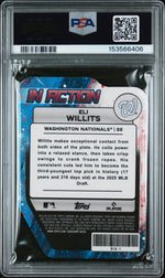 2025 Bowman Draft Mega Box Mega Box Bowman In Action Pink Ref Eli Willits #1 /199 PSA 10