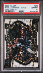 2022 Panini Select White Disco Karl-Anthony Towns #212 PSA 10
