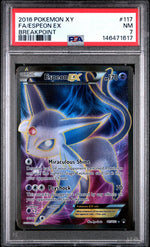 2016 Pokemon XY Breakpoint Espeon Ex #117 PSA 7