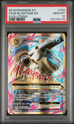 2016 Pokemon XY Evolutions M Blastoise Ex #102 PSA 10