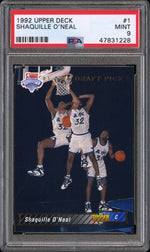 1992 Upper Deck Shaquille O'Neal #1 PSA 9