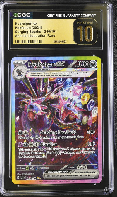 2024 Pokemon #240/191 Hydreigon ex Special Illustration Rare CGC 10