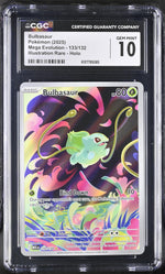 2025 #133/132 Bulbasaur Mega Evolution CGC 10