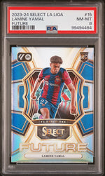 2023 Panini Select La Liga Future Lamine Yamal #15 PSA 8