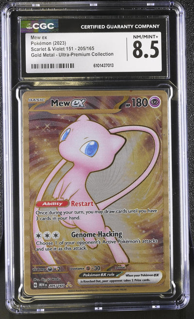 2023 Scarlet & Violet # Mew ex Gold Metal - Ultra-Premium Collection CGC 8.5