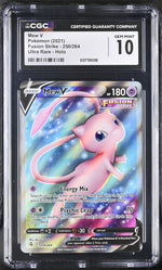 2021 Fusion Strike #250/264 Mew V Ultra Rare - Holo CGC 10