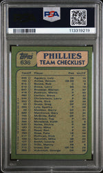 1982 Topps Pete Rose/Steve Carlton #636 PSA 7