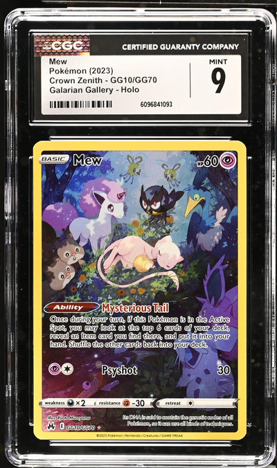 2023 Pokemon #GG10/GG70 Mew Galarian Gallery CGC 9