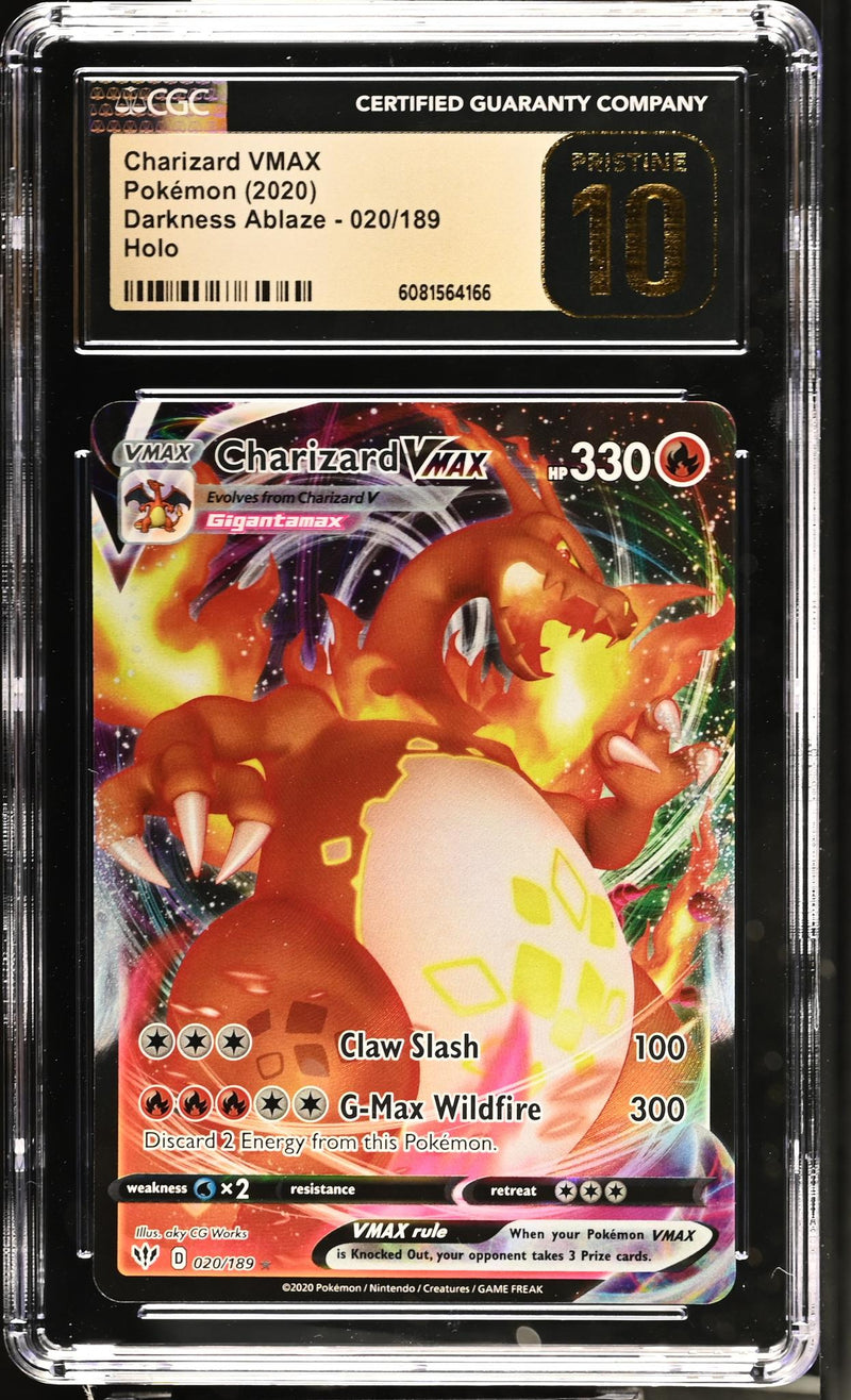2020 Darkness Ablaze #020/189 Charizard VMAX CGC 10