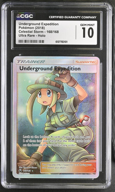 2018 Celestial Storm #168/168 Underground Expedition CGC 10