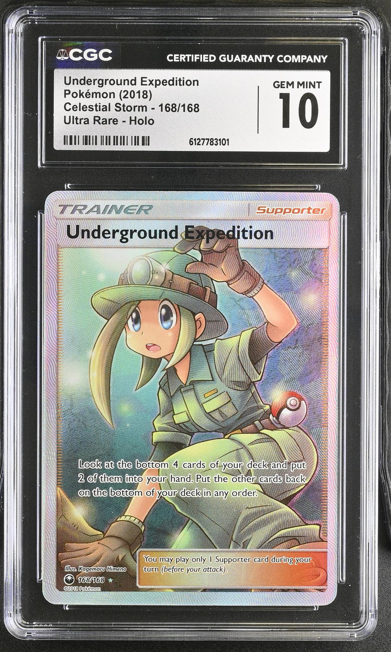 2018 Celestial Storm #168/168 Underground Expedition CGC 10