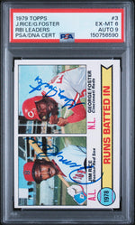 1979 Topps George Foster/Jim Rice #3 PSA 6