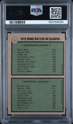 1979 Topps George Foster/Jim Rice #3 PSA 6