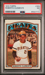 1972 Topps Roberto Clemente #309 PSA 7