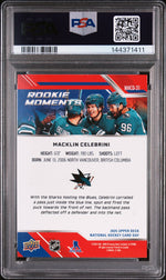 2025 Upper Deck National Hockey Card Day Macklin Celebrini #NHCD31 PSA 9