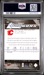 2015 Upper Deck Young Guns Sam Bennett #231 PSA 9