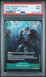 2024 Wings of the Captain (Op-06) English (Borderless) Alt Art Hody Jones #OP06-035 PSA 9