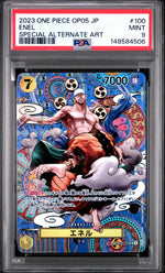 2023 One Piece Awakening of the New Era Special Alternate Art Enel #OP05-100 PSA 9