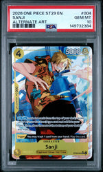 2026 One Piece Starter Deck St29 Egghead Alternate Art Sanji #ST29-004 PSA 10