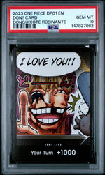2023 One Piece Double Pack Volume 1 Donquixote Rosinante Don Card PSA 10