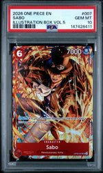 2026 One Piece Promo Illustration Box Volume 5 Sabo #OP05007 PSA 10