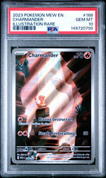 2023 Pokemon Scarlet and Violet 151 Illustration Rare Charmander #168 PSA 10