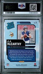 2024 Donruss Rated Rookie Retro JJ Mccarthy #2 PSA 10