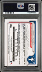 2024 Bowman Chrome Prospect Autograph Aidan Miller #CPA-AMI PSA 10